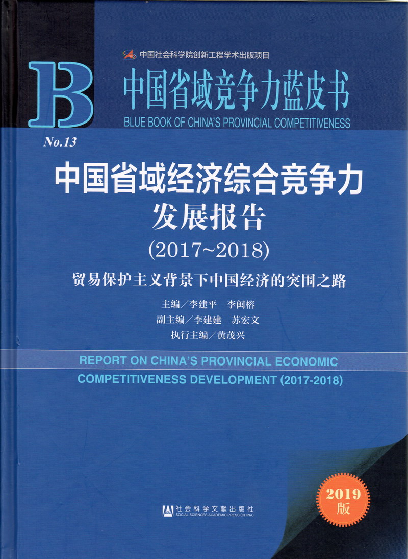 大鸡巴操B在线观看中国省域经济综合竞争力发展报告（2017-2018）